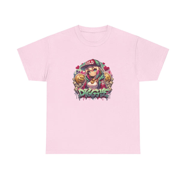 Graffiti Anime Girls Unisex Heavy Cotton Tee