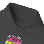 I Know I Throw Like A Girl Unisex Heavy Blend™ Hooded Sweatshirt