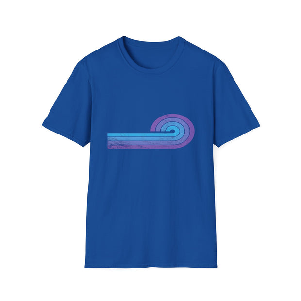 Semicircle Stripes Unisex Softstyle T-Shirt