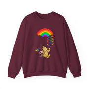 Winnie the Pooh Raining Pride Unisex Heavy Blend™ Crewneck Sweatshirt