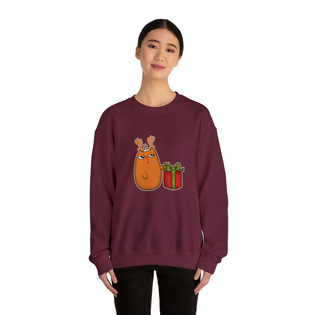 Christmas cat Unisex Heavy Blend™ Crewneck Sweatshirt