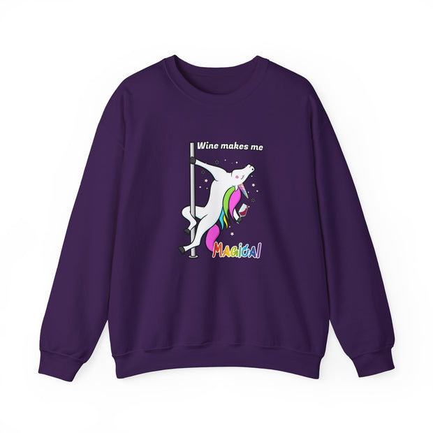 Unicorn Wine Unisex Heavy Blend™ Crewneck Sweatshirt