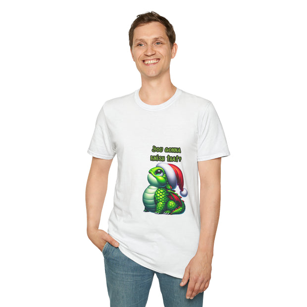 Christmas Dragon Unisex Softstyle T-Shirt
