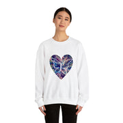 Heart butterfly Unisex Heavy Blend™ Crewneck Sweatshirt