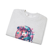 Graffiti Anime Girls Unisex Heavy Blend™ Crewneck Sweatshirt
