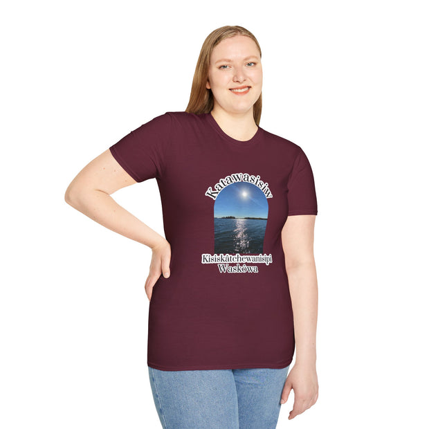Cree Saskatchewan Skies Unisex Softstyle T-Shirt