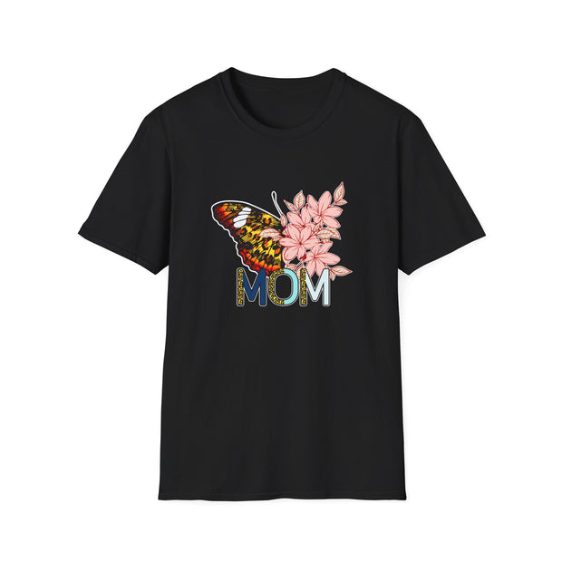 Butterfly Mom Unisex Softstyle T-Shirt