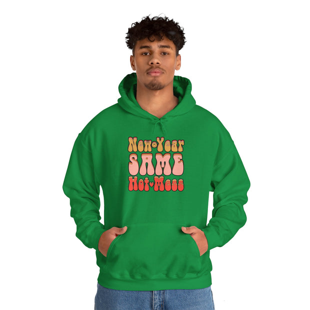 Same Hot Mess Unisex Heavy Blend™ Hooded Sweatshirt
