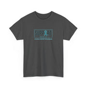 Ovarian Cancer Support Squad Unisex Heavy Cotton Tee