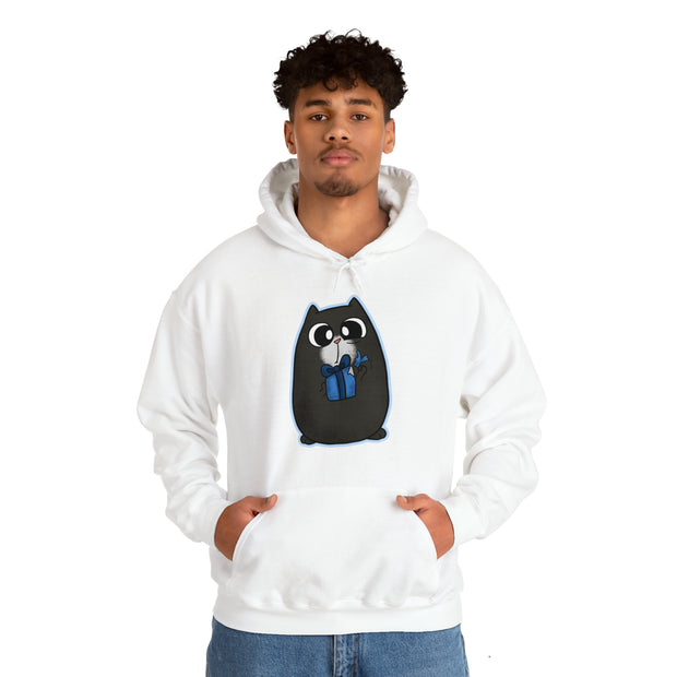 Christmas cat Unisex Heavy Blend™ Hooded Sweatshirt