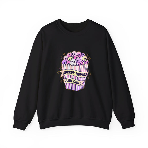 Horror Movies & Chill Unisex Heavy Blend™ Crewneck Sweatshirt