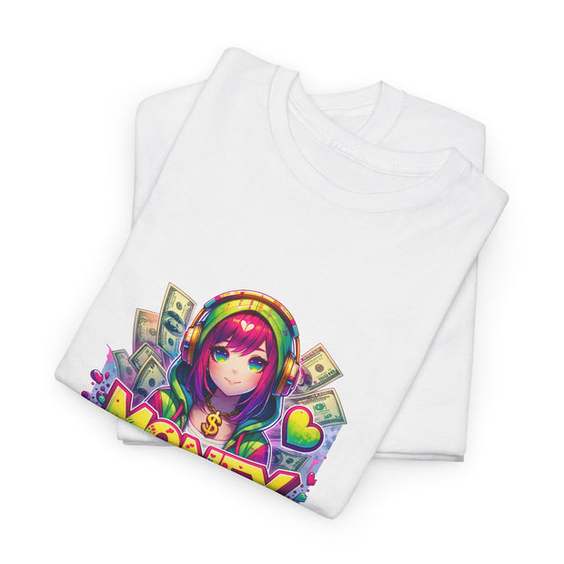 Graffiti Anime Girls Unisex Heavy Cotton Tee