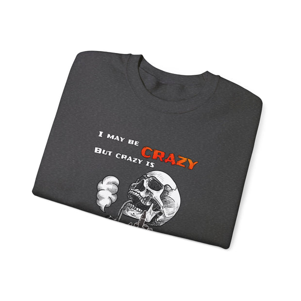 Crazy Skull Unisex Heavy Blend™ Crewneck Sweatshirt