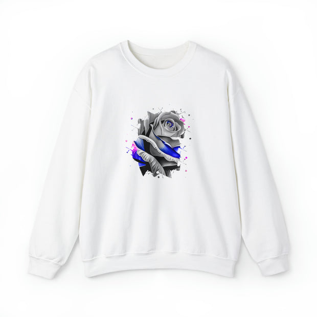Rose Unisex Heavy Blend™ Crewneck Sweatshirt