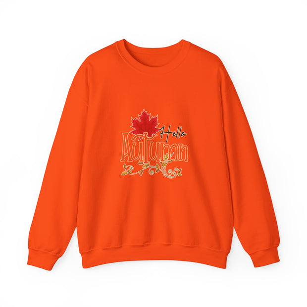 Hello Autumn Unisex Heavy Blend™ Crewneck Sweatshirt