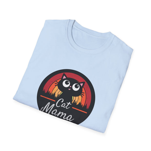 Cat Mama Unisex Softstyle T-Shirt