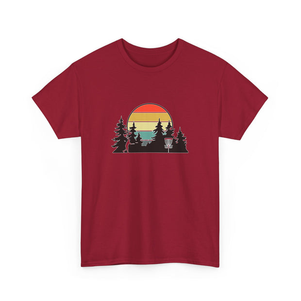 Retro Disc Golf Unisex Heavy Cotton Tee