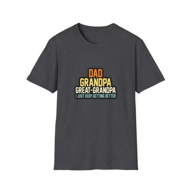 Dad Grandpa Great Grandpa Unisex Softstyle T-Shirt