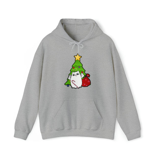 Christmas cat Unisex Heavy Blend™ Hooded Sweatshirt