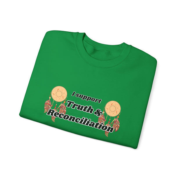 I Support Truth & Reconciliation Unisex Heavy Blend™ Crewneck Sweatshirt