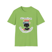 Books, Cat & Coffee Unisex Softstyle T-Shirt