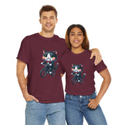 Horror Movie Cats Unisex Heavy Cotton Tee