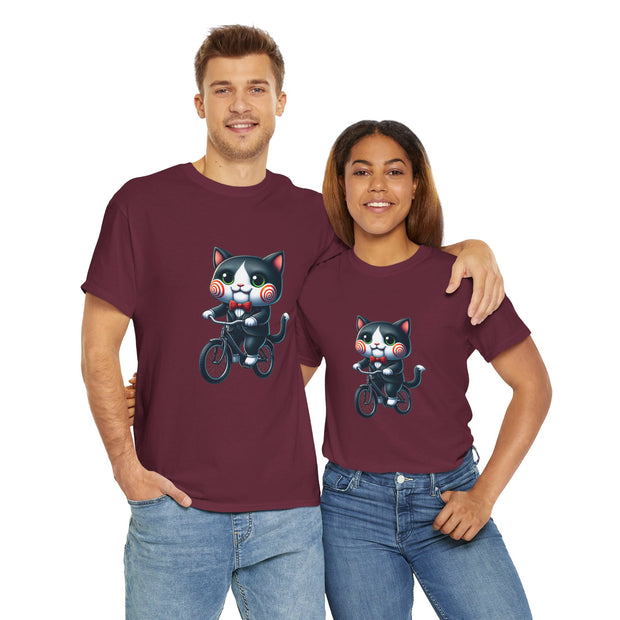 Horror Movie Cats Unisex Heavy Cotton Tee