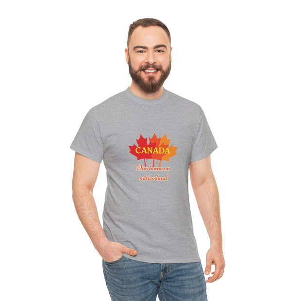 Canada Native Land Unisex Heavy Cotton Tee