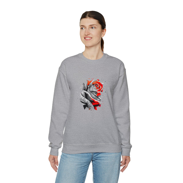 Rose Unisex Heavy Blend™ Crewneck Sweatshirt