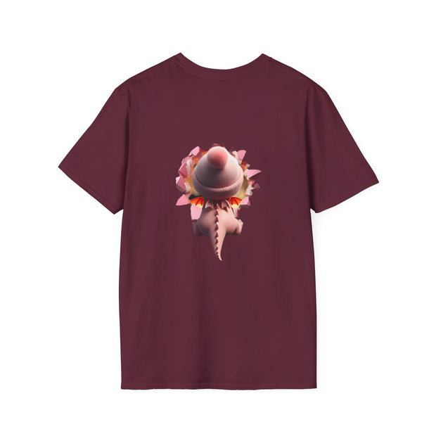 Valentines Dragon 2 Sided Unisex Softstyle T-Shirt
