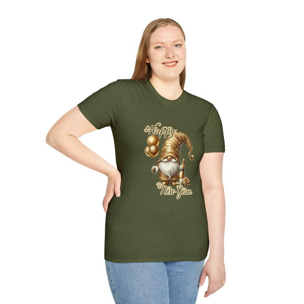 Gnome New Year Unisex Softstyle T-Shirt