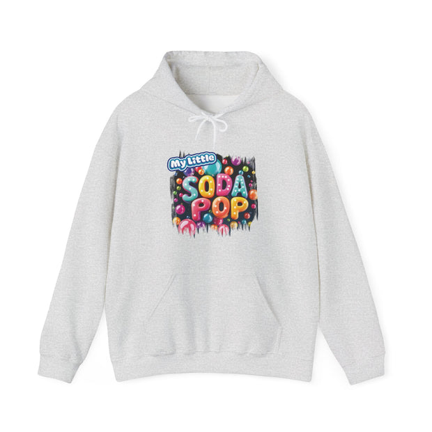 My Little Soda Pop Hooded Sweatshirt, Trendy Unisex Pullover, Fun Gift for Teens, Casual Wear, Comfortable Street Style
