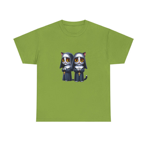 Horror Movie Cats Unisex Heavy Cotton Tee