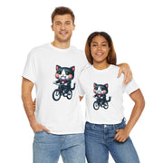 Horror Movie Cats Unisex Heavy Cotton Tee