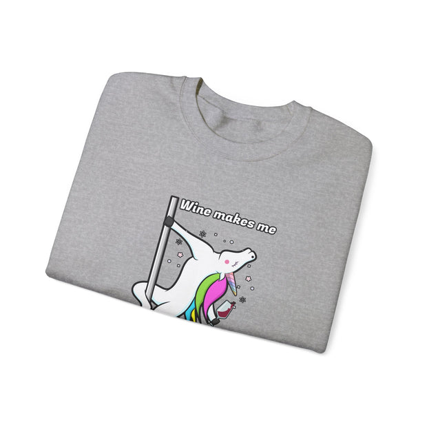 Unicorn Wine Unisex Heavy Blend™ Crewneck Sweatshirt