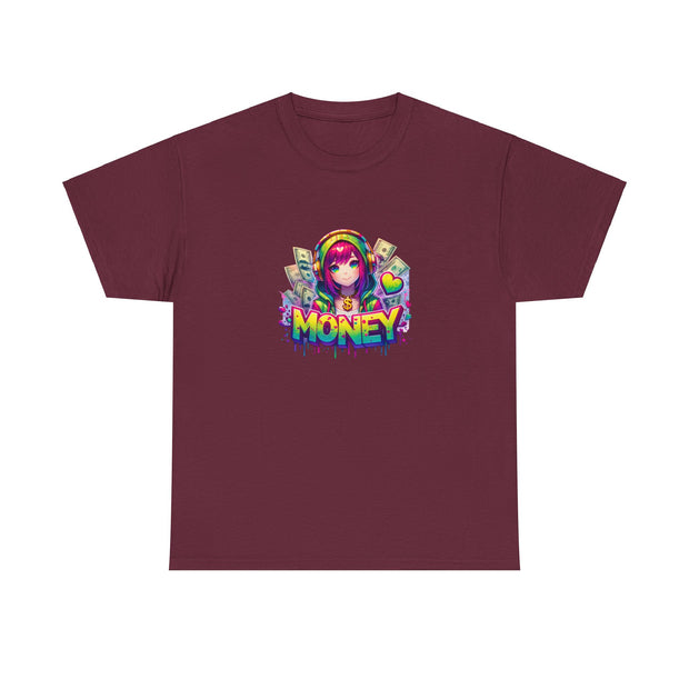 Graffiti Anime Girls Unisex Heavy Cotton Tee