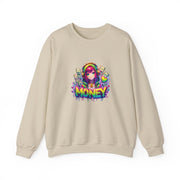 Graffiti Anime Girls Unisex Heavy Blend™ Crewneck Sweatshirt
