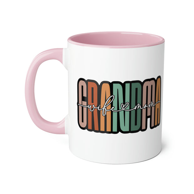Grandma Accent Mugs, 11oz