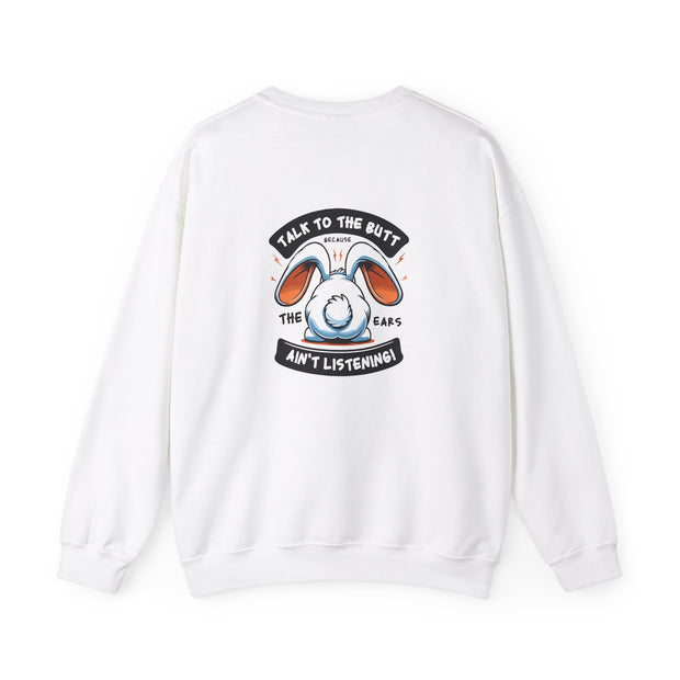 Talk to the Butt Unisex Heavy Blend™ Crewneck Sweatshirt