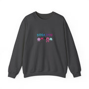 Colorful Soda Pop Sweatshirt - Unisex Cozy Pullover for Casual Wear, Gifts for Soda Lovers, Trendy Graphic Crewneck, Fun & Funky Apparel