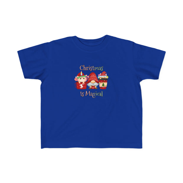 Christmas Gnomes Toddler's Fine Jersey Tee