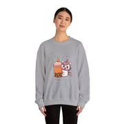 Unicorn Boba Unisex Heavy Blend™ Crewneck Sweatshirt
