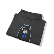 Christmas cat Unisex Heavy Blend™ Hooded Sweatshirt