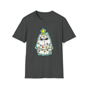 Christmas cat Unisex Softstyle T-Shirt