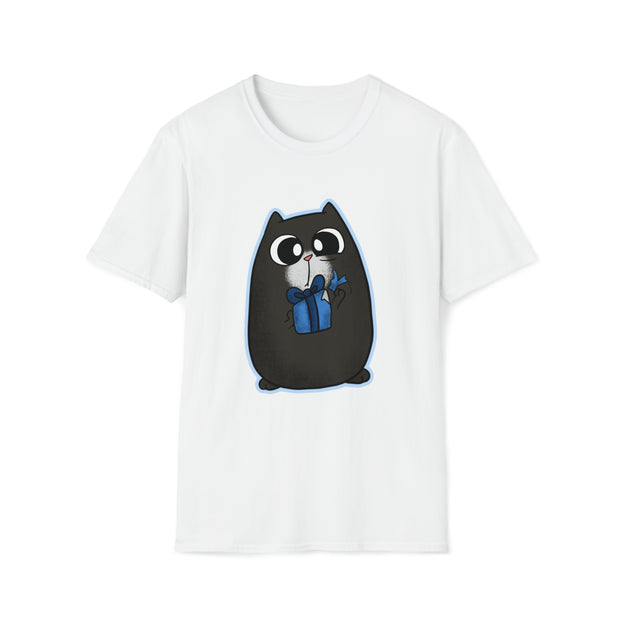 Christmas cat Unisex Softstyle T-Shirt