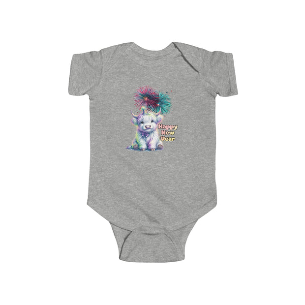 New Year Infant Fine Jersey Bodysuit