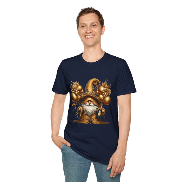 New Year Gnome Unisex Softstyle T-Shirt