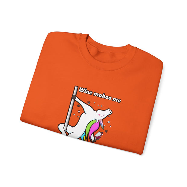 Unicorn Wine Unisex Heavy Blend™ Crewneck Sweatshirt