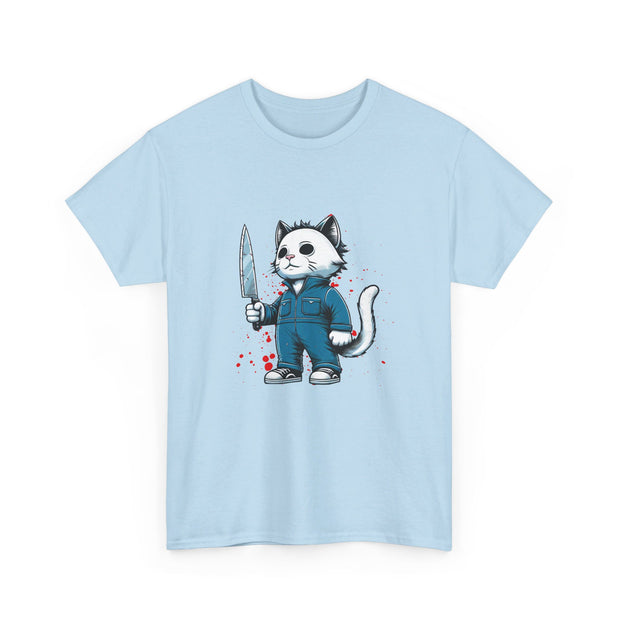 Horror Movie Cats Unisex Heavy Cotton Tee