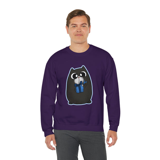 Christmas cat Unisex Heavy Blend™ Crewneck Sweatshirt